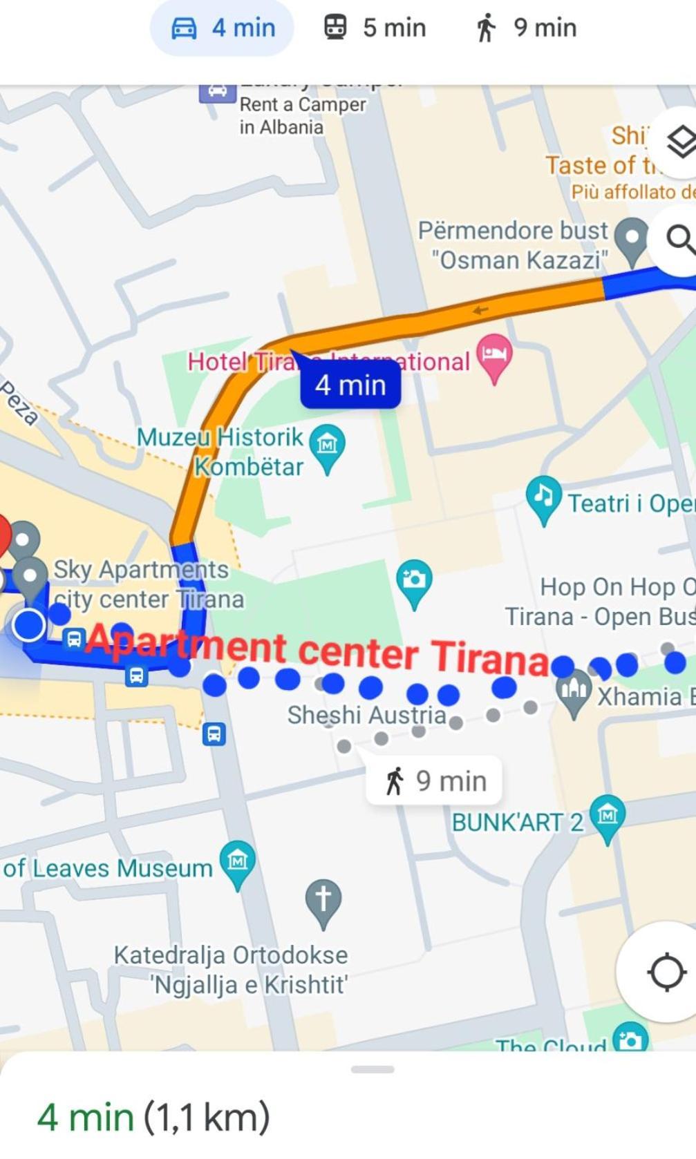 Apartament Center Tirana Cameră foto